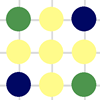 cross stitching over two on evenweave or linen fabric diagram - unused holes locations 
